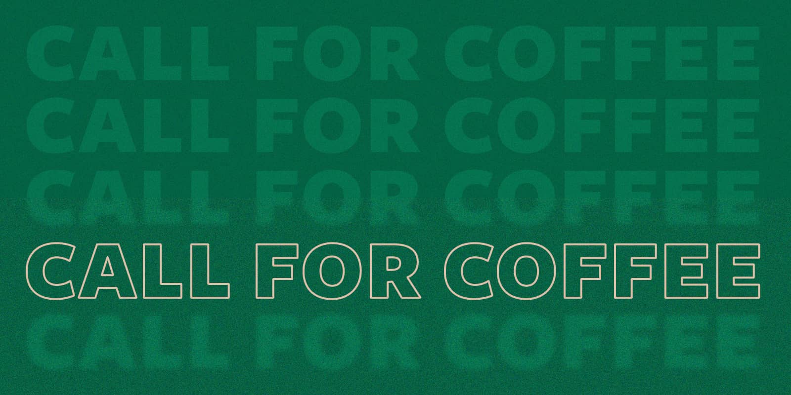 call for coffee
